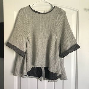 NWT 31roots SS Hi/Lo Flare Top Sz M
